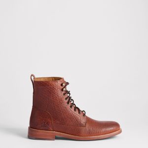 6 Lace Up Derby Boot :: Whiskey