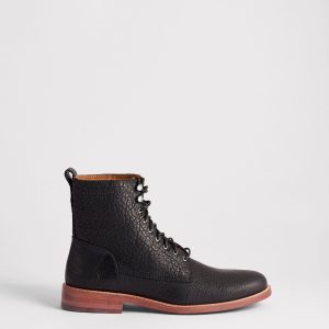6 Lace Up Derby Boot :: Black