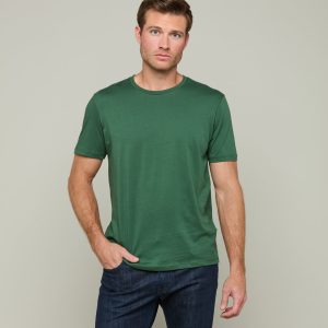 Lucchese Crew Neck Tee :: Loden Green