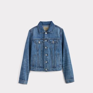 Justine Fringe Denim Jacket :: Blue Roan