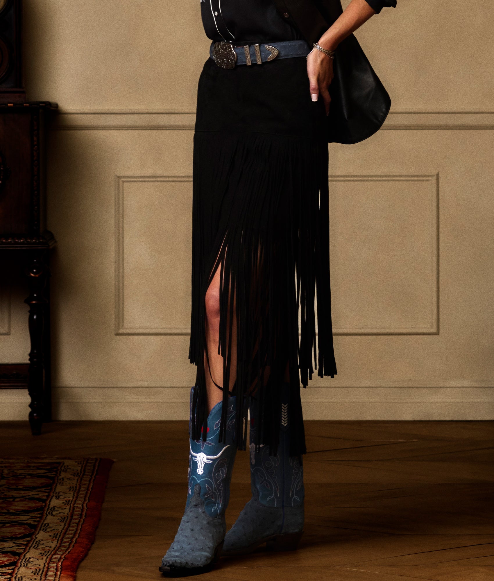 Sweetheart Belt :: Storm Blue - Image 5