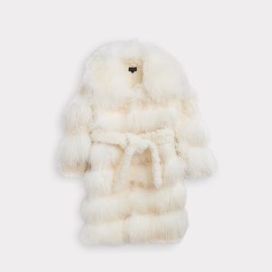 Anne Fur Coat :: White