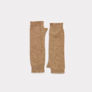 Park City Cashmere Fingerless Gloves :: Oatmeal