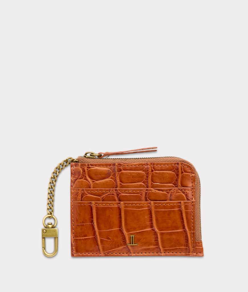 Exotic Keychain Pouch :: Cognac
