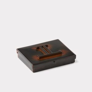 Mirrored L Playing Card Case :: Iron