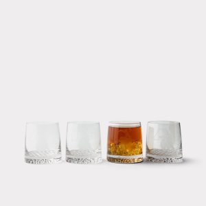 Saddle Bronc Glasses - Set of Four :: White