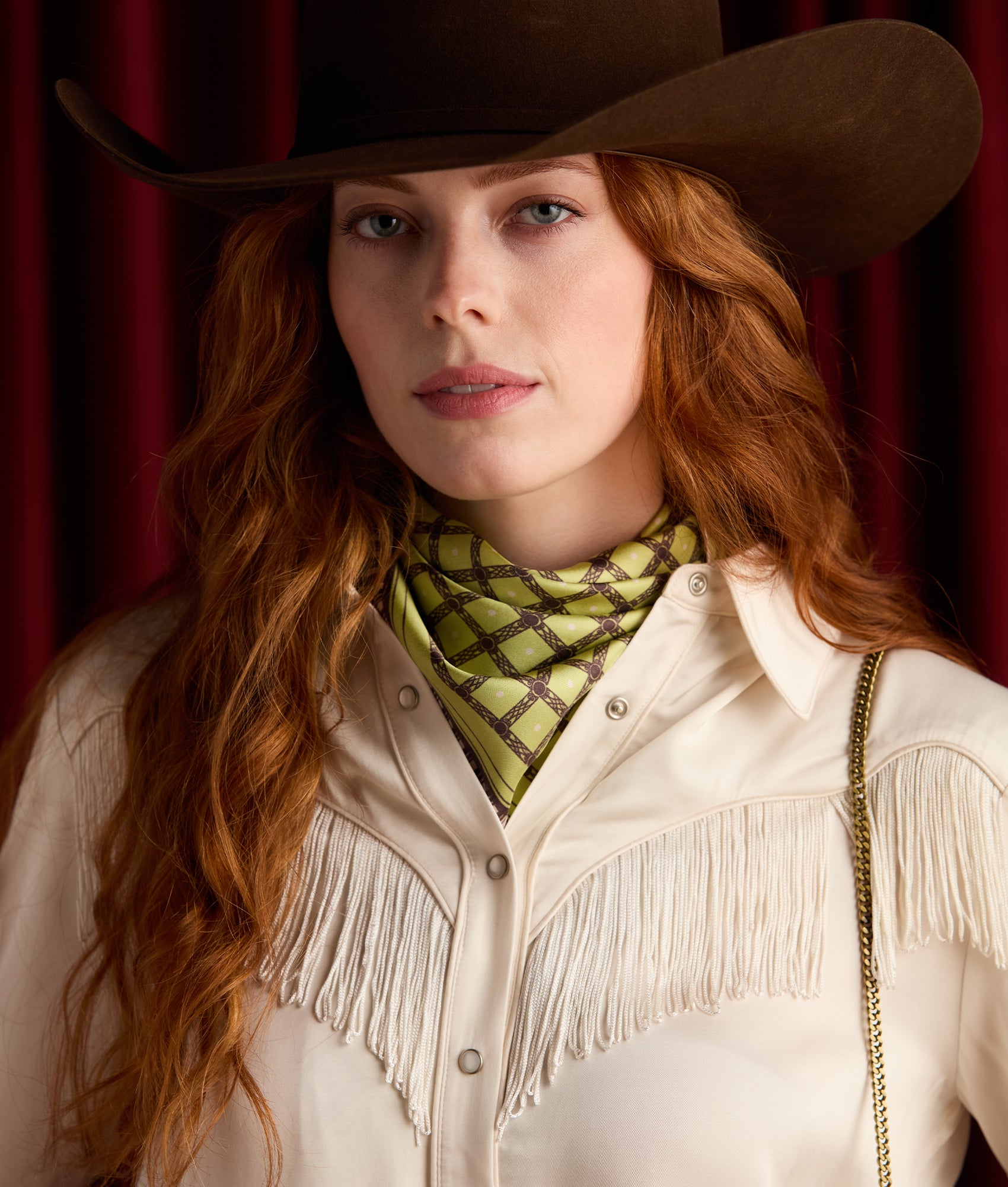Mary Jane Fringe Blouse :: Oatmeal - Image 2