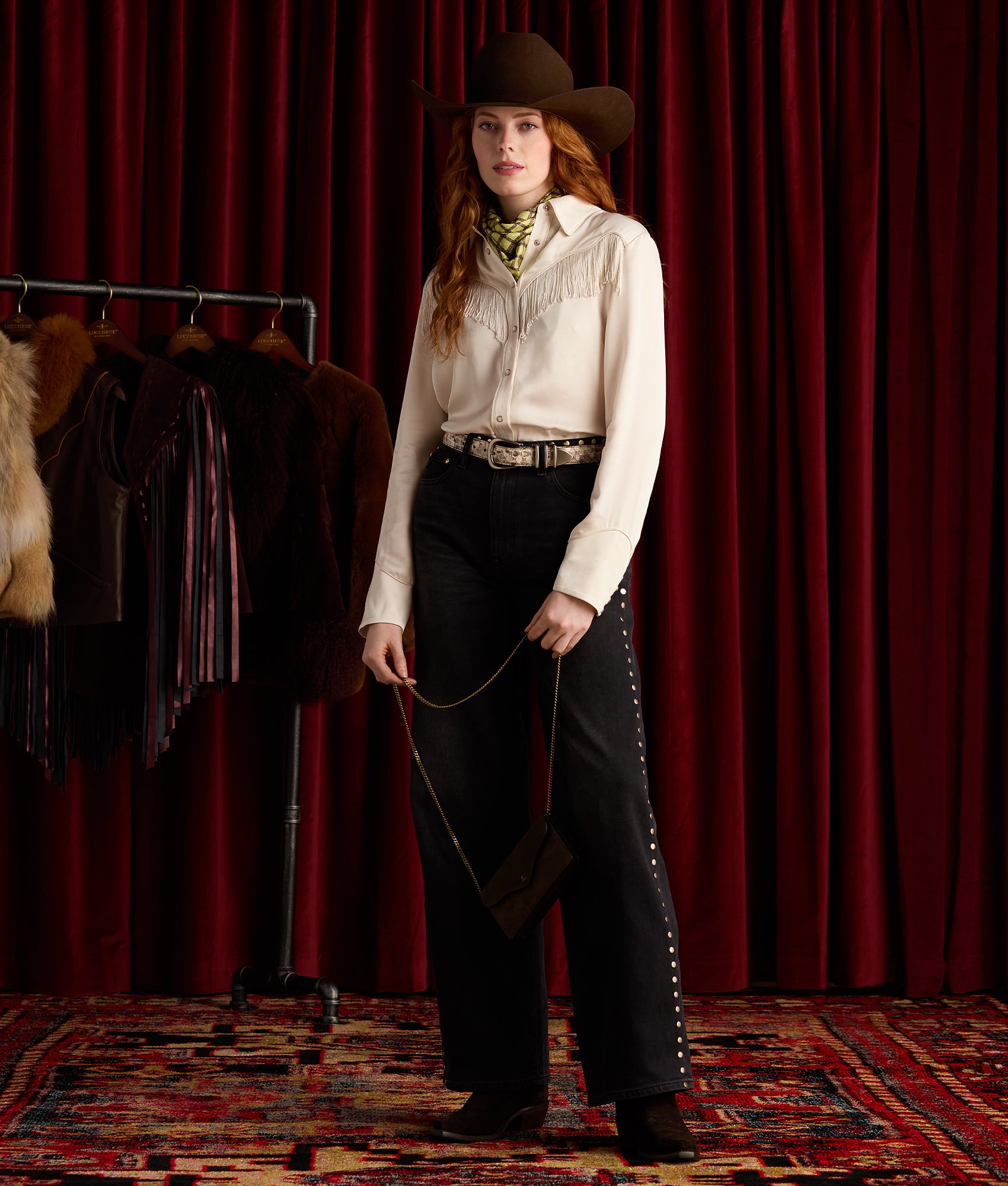 Mary Jane Fringe Blouse :: Oatmeal - Image 9