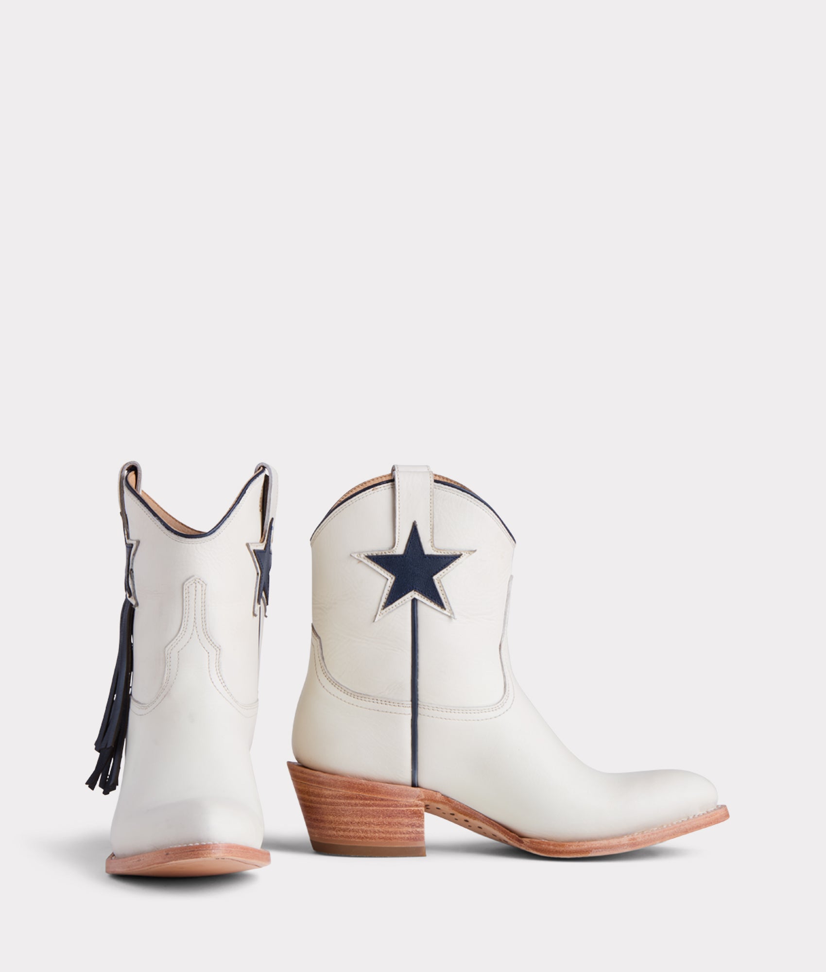 Lucchese x Dallas Cowboys Five Point :: Cream - Image 2