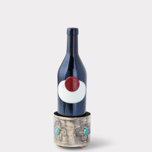 Southwestern Wine Coaster :: Silver